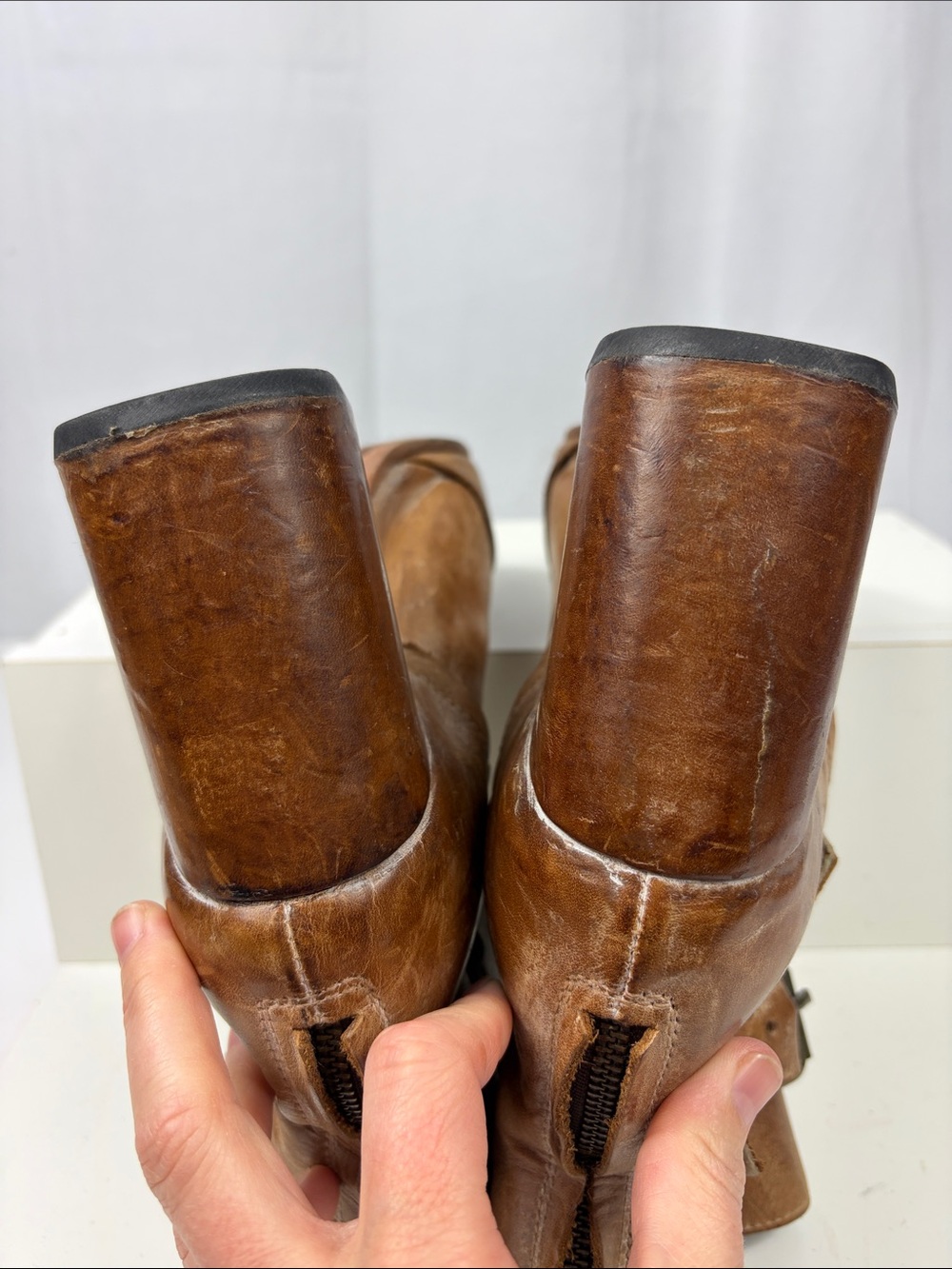 Freebird by Steven Joey Booties in Camel. - Picture 13 of 16
